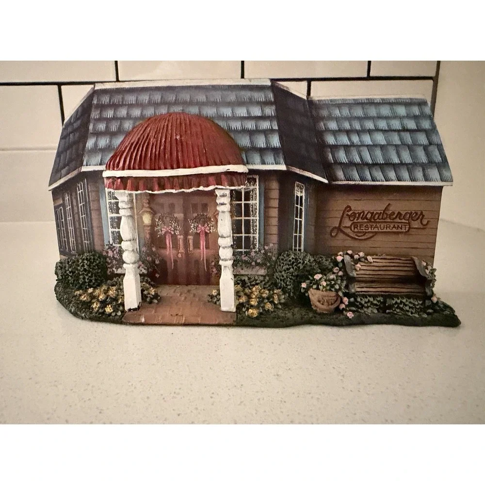 🏘️ Longaberger Restaurant–Dresden Village Collection–Gail Duke '97 Shelf Sitter